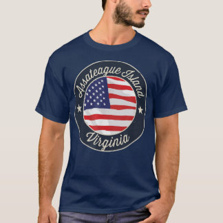 Assateague Island - Patriotic Virginia Souvenir T- Tシャツ