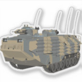 Assault Ambiolious Vehicle (AAV) AAVP7A1 シール (正面)