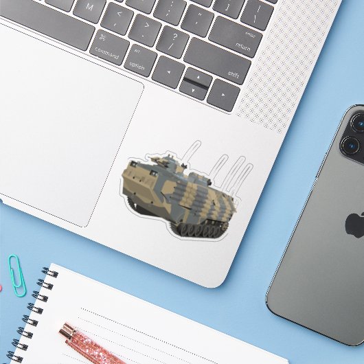 Assault Ambiolious Vehicle (AAV) AAVP7A1 シール (ノートパソコンとiPhone)