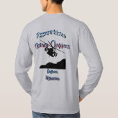 Asscrackistanのカスタムのチョッパー Tシャツ (裏面)