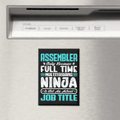 Assembler Job Title Profession Funny Assembling マグネット (インサイチュ (食洗機))