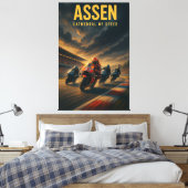 Assen TT Circuit MotoGP Dutch Grand Prix 2024 Cath キャンバスプリント (インサイチュ (寝室))