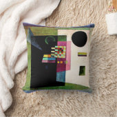 Asserting, abstract painting by Kandinsky, クッション (ブランケット)