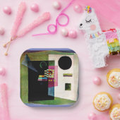 Asserting, abstract painting by Kandinsky, ペーパープレート (パーティー)