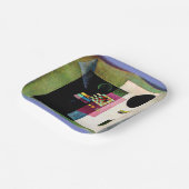 Asserting, abstract painting by Kandinsky, ペーパープレート (傾斜あり)