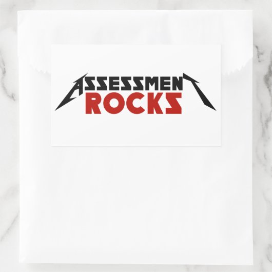 Assessment Rocks! Set of Stickers 長方形シール (バッグ)