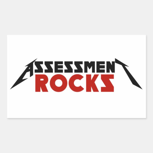 Assessment Rocks! Set of Stickers 長方形シール (正面)