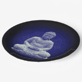 Assiette Bénédiction Bouddha médecine Alimentation ペーパープレート (アングル)