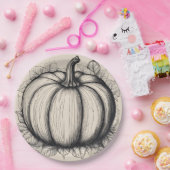 Assiette citrouille ペーパープレート (パーティー)