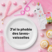 Assiette en carton anti lave-vaisselle ペーパープレート (パーティー)
