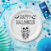 Assiette en carton Happy Halloween ペーパープレート (パーティー)