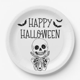 Assiette en carton Happy Halloween ペーパープレート