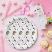 Assiette en carton petit chaton ペーパープレート (パーティー)