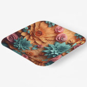 Assiettes en carton Blooming Blossom ペーパープレート (傾斜あり)