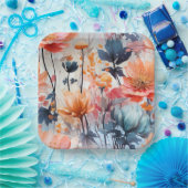 Assiettes en carton Blooming Charm ペーパープレート (パーティー)