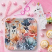 Assiettes en carton Blooming Charm ペーパープレート (パーティー)