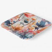 Assiettes en carton Blooming Charm ペーパープレート (傾斜あり)