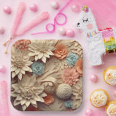 Assiettes en carton Blossoming Beauty ペーパープレート (パーティー)