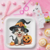 Assiettes en carton Canine Creatures of the Night ペーパープレート (パーティー)