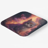 Assiettes en carton chat Fleur ペーパープレート (傾斜あり)