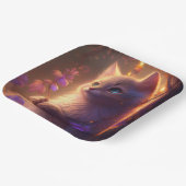 Assiettes en carton chat Fleur ペーパープレート (傾斜あり)