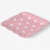 Assiettes en carton Coeur ペーパープレート (傾斜あり)