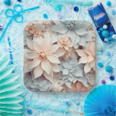 Assiettes en carton Colorful Posy ペーパープレート (パーティー)