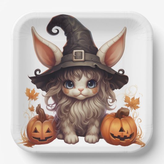 Assiettes en carton Cute Série 6-2 ペーパープレート (正面)