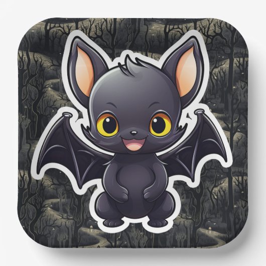 Assiettes en carton Cute Série 7 ペーパープレート (正面)