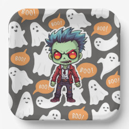 Assiettes en carton Cute Série 7-13 ペーパープレート