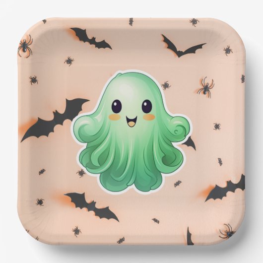 Assiettes en carton Cute Série 7-16 ペーパープレート (正面)