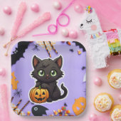 Assiettes en carton Cute Série 7-17 ペーパープレート (パーティー)