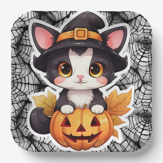 Assiettes en carton Cute Série 7-3 ペーパープレート (正面)