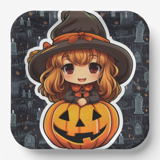 Assiettes en carton Cute Série 7-4 ペーパープレート (正面)