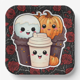 Assiettes en carton Cute Série 7-5 ペーパープレート