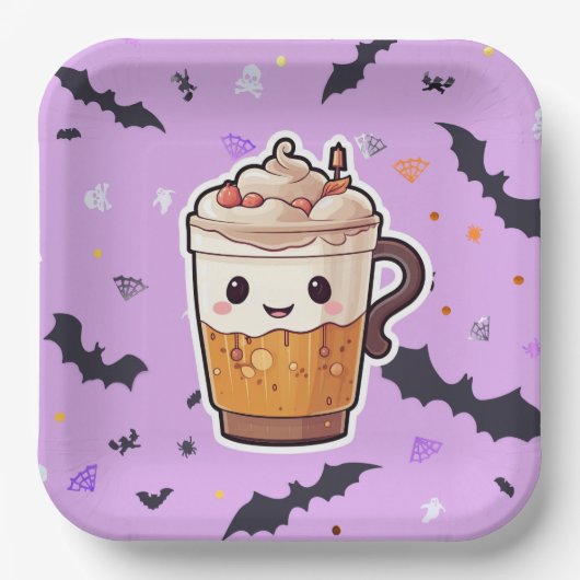 Assiettes en carton Cute Série 7-6 ペーパープレート (正面)