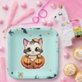 Assiettes en carton Cute Série 7-6=7 ペーパープレート (パーティー)