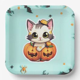 Assiettes en carton Cute Série 7-6=7 ペーパープレート