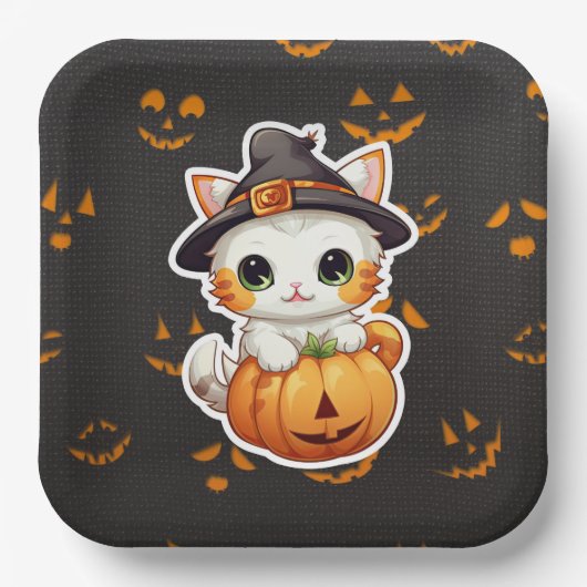 Assiettes en carton Cute Série 7-8 ペーパープレート (正面)