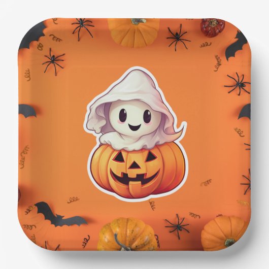 Assiettes en carton Cute Série 7-9 ペーパープレート (正面)