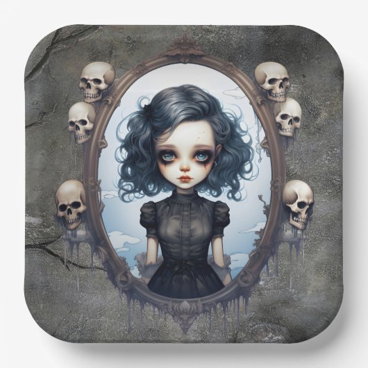 Assiettes en carton Cute Série 8 - 1 ペーパープレート (正面)