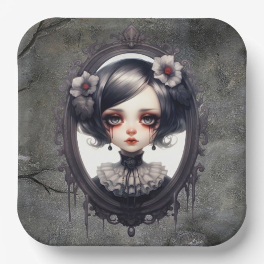 Assiettes en carton Cute Série 8 - 3 ペーパープレート (正面)