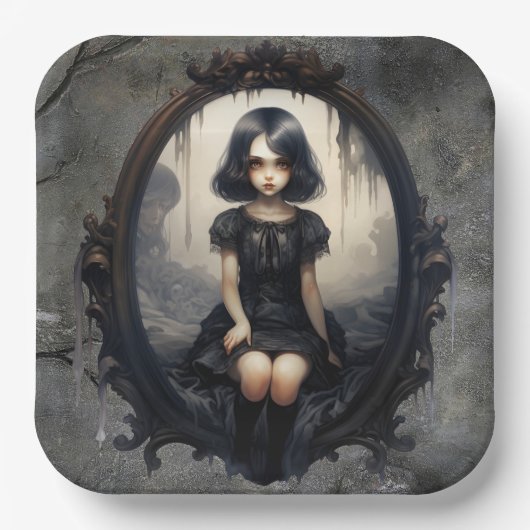 Assiettes en carton Cute Série 8-4 ペーパープレート (正面)