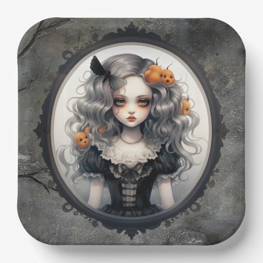 Assiettes en carton Cute Série 8-9 ペーパープレート (正面)