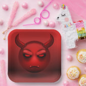 Assiettes En Carton Devilmoji ペーパープレート (パーティー)