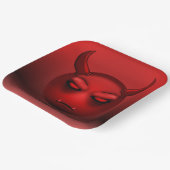 Assiettes En Carton Devilmoji ペーパープレート (傾斜あり)