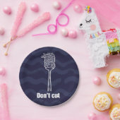 Assiettes en carton - Don’t Cut – Humour Spaghetti ペーパープレート (パーティー)