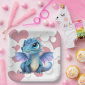 Assiettes en carton dragon ペーパープレート (パーティー)