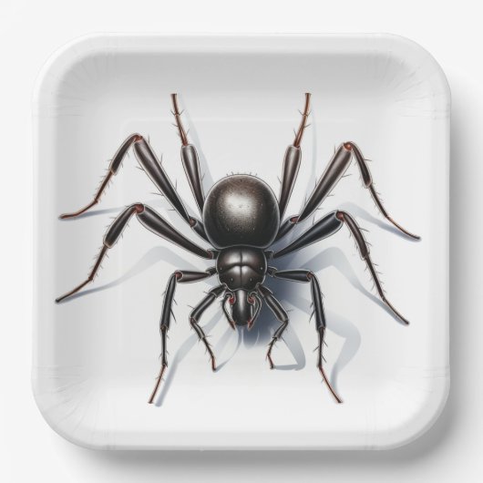 Assiettes en carton  Elegance in Silk ペーパープレート (正面)