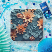 Assiettes en carton Enchanted Flower ペーパープレート (パーティー)